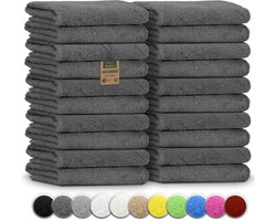 Gastendoekje 400gsm antracietgrijs 30 x 50 (20 stuks)