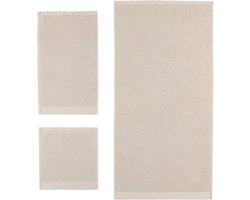 Gastendoekje - Handdoekje Wasbak - Hygiënisch Werken - Structuurdesign - 30x50 cm - Steen