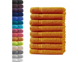 Gastendoekjes Set van 8 - 100% Katoen Badstof - 500 g/m² - Zacht & Absorb aan - 30x50 cm