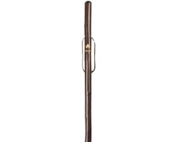 Gastrock Jachtstok – Klaverplant van Ierland - Bruin – Kastanjehout – Lengte 113 cm – Gewicht 430 gram – Jagersstok - Jacht wandelstok – Voor heren en dames – Jagers wandelstok – Houten wandelstok - Berg wandelstok - Wandelstok hout