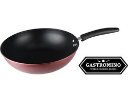 Gastromino Wokpan - Ø32cm - Staal - Inductie geschikt - anti-aanbaklaag non-stick PFOA vrij