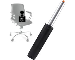 Gasveer reservegasdrukdemper cilinder 200 kg belastbaarheid - draaistoel Yinzon managersstoel poef gamingstoel (zwart)