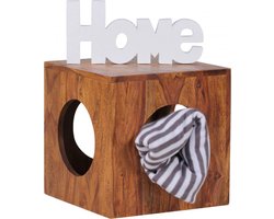 Gate39 - Mumbai 35 x 35 Bijzettafel - Bruin