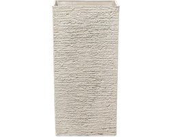 GAZA - Plantenbak - Lichtbeige - 35 cm - Stenenmix