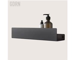 GDRN - Doucherek Zwart - 40 cm - Doucherek Hangend - Badkamer rek