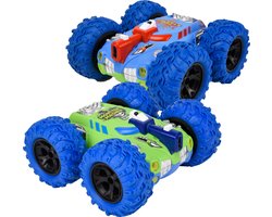 Gear2Play RC KOMBAT MISSION -Lasergame Battle - 2 auto's, 2 controllers - RC stuntauto's met battle functie - Bestuurbare auto - Veel speelwaarde - Bekend van TV