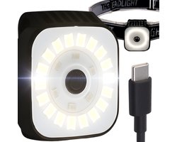 GearGlow® Hardloop Verlichting - Clip-on lampje - Regenbestendig (IPX4) - Oplaadbaar (USB-C) - Ook draagbaar als Hoofdlampje - Wandelverlichting