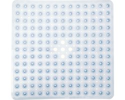 GEASY Badmat Antislip - Douchemat Antislip voor in de douche - Badmat 50x50 CM - Transparant - Douchemat Antislip voor douche - Antislipmat Douche met zuignappen