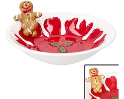 Gebaksschaal WEIHNACHTSSTERN van aardewerk - 23000137