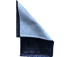 Gebedskleed Luxe | Extra dik | Extra groot | Fluweel | Mooi patroon | Zwart