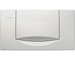 Geberit 200F bedieningplaat met frontbediening voor toilet 34x18.5cm wit