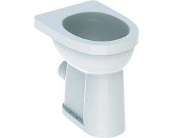 Geberit 300 Comfort closetpot-84 verhoogd +10cm vlakspoel 35.5x47cm PK wit