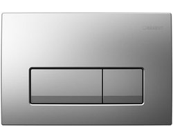 Geberit Delta-50 drukplaat mat-chroom