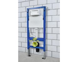 Geberit DuofixBasic UP100 Delta inbouwreservoir voor wand wc - 112cm - 12cm - wandankers
