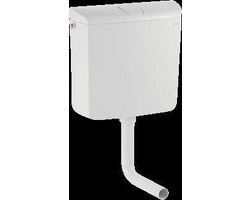 Geberit laaghangend reservoir met spoel/stop bediening alpien wit