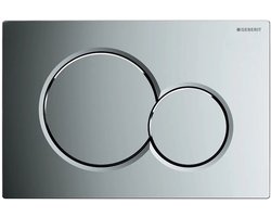 Geberit Sigma 01 bedieningspaneel - glans chroom
