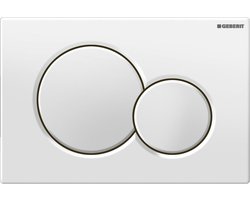Geberit Sigma 01 bedieningspaneel - wit