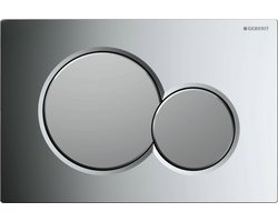 Geberit Sigma 01 Bedieningsplaat - Glanzend / Mat chroom