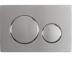 Geberit Sigma 20 bedieningspaneel - geborsteld RVS