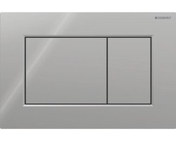 Geberit Sigma01 bedieningsplaat - 2-toets spoeling - vierkant - glans chroom