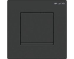 Geberit Spoelsystemen - Urinoir bedieningsplaat, easy to clean, mat zwart 116.017.16.1