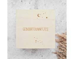 Geboortekaartjes - opbergkist - geboorte kaartje - cadeau - gift - kraamcadeau - baby - kind
