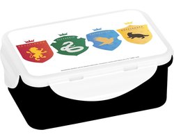Geda Labels Harry Potter - Coats Of Arms Lunchbox - Wit/Zwart