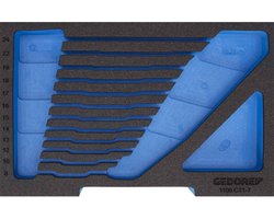 Gedore 2835924 EI-1100 CT1-7 Plukschuiminlegstuk (l x b) 230 mm x 157.5 mm