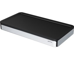 Geesa Frame Planchet universeel 21 cm - Zwart / Chroom