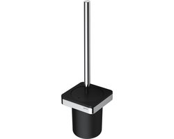 Geesa Frame Toiletborstel met houder - Zwart / Chroom