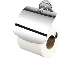 Geesa Hotel Toiletrolhouder met klep Chroom