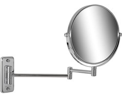 Geesa Mirror Scheerspiegel - 2-armig - 3x vergrotend - ø 200 mm - Chroom
