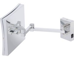 Geesa Mirror scheerspiegel 2-armig 5x vergrotend, chroom