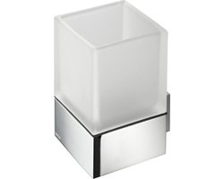 Geesa Modern Art Glashouder met glas - Chroom