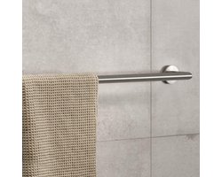 Geesa Nemox Handdoekrek 60 cm - RVS geborsteld