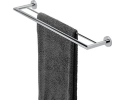 Geesa Nemox Handdoekrek dubbel - 60 cm - Chroom