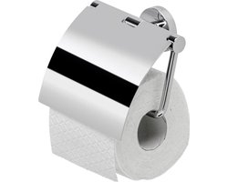 Geesa Nemox Toiletrolhouder met klep - Chroom