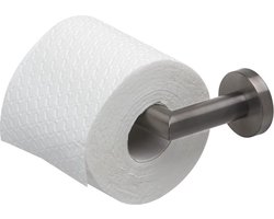 Geesa Nemox Toiletrolhouder / Reserverolhouder Zwart metaal geborsteld