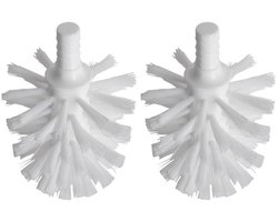 Geesa Standard collection losse borstel voor toiletborstelset wit (2 stuks)