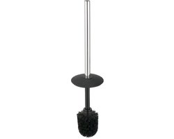 Geesa Wynk Toiletborstel met steel - Chroom / Zwart