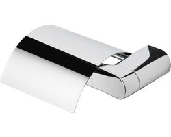 Geesa Wynk Toiletrolhouder met klep - Links - Chroom