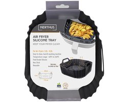 Gefu Bakje Silicone met Gaatjes voor Airfryer - 20x20cm