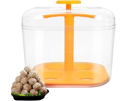 Gehaktbalmenmaker - Gehaktbal Maker, Keukengereedschap voor het snel maken van gehaktballen - Handige gehaktballen maken handmatige gadget voor thuis, hotel, restaurant