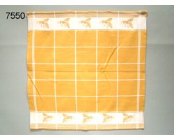 Geharo Theedoek Bijen – 60 x 60 cm – 100% Katoen – Dierenprint