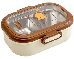 Geïsoleerde lunchbox 950ml - Cartoon lunchbox voor kinderen en volwassenen - broodtrommel - Lunchbox met meerdere compartimenten en deksel - Lunchbox - Bento box - Geschikt voor school, reizen en dagelijks gebruik