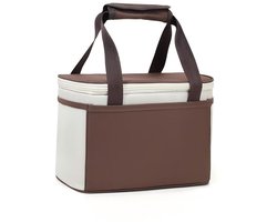 Geïsoleerde lunchtas, zacht en koel, opvouwbaar, lekvrij, geschikt voor picknicks, barbecues, kamperen en reizen,Koffie Klein