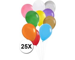 Gekleurde Ballonnen Feestversiering Latex Ballon 25st Verjaardag
