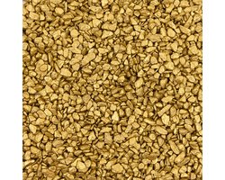 Gekleurde Steentjes 2-3mm - Granulaat - GOUD - Bodembedekking voor Bloempotten en Plantenbakken - 1KG