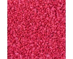 Gekleurde Steentjes 4-6mm - Granulaat - FUCHSIA - Bodembedekking voor Bloempotten en Plantenbakken - 1KG