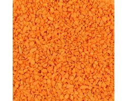 Gekleurde Steentjes 4-6mm - Granulaat - ORANJE - Bodembedekking voor Bloempotten en Plantenbakken - 1KG